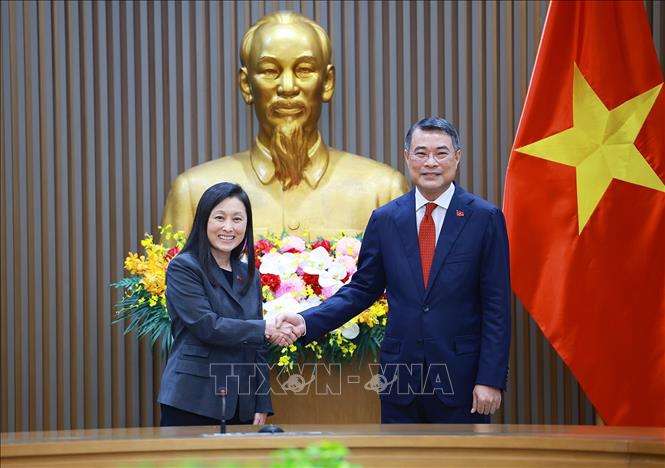 Thủ tướng Chính phủ Lê Minh Hưng tiếp Đại sứ Hoa Kỳ Jennifer Wicks